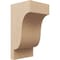 Ekena Millwork 9"W x 9"D x 18"H Wide Newport Rough Cedar Woodgrain TimberThane Corbel, Primed Tan CORUR09X09X18NEWRCPR - alternate 1